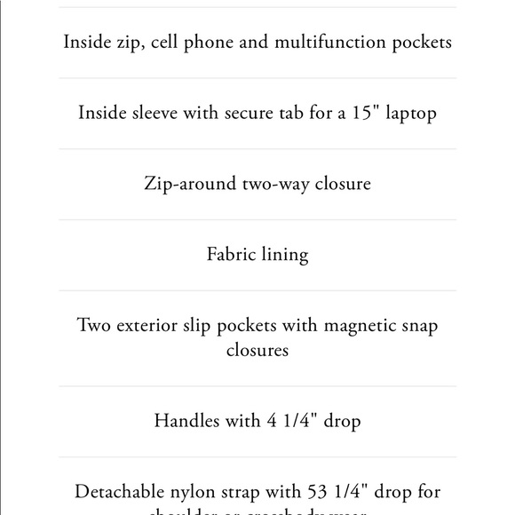 Coach Slim Codura Metropolitan Brief - Picture 5 of 5